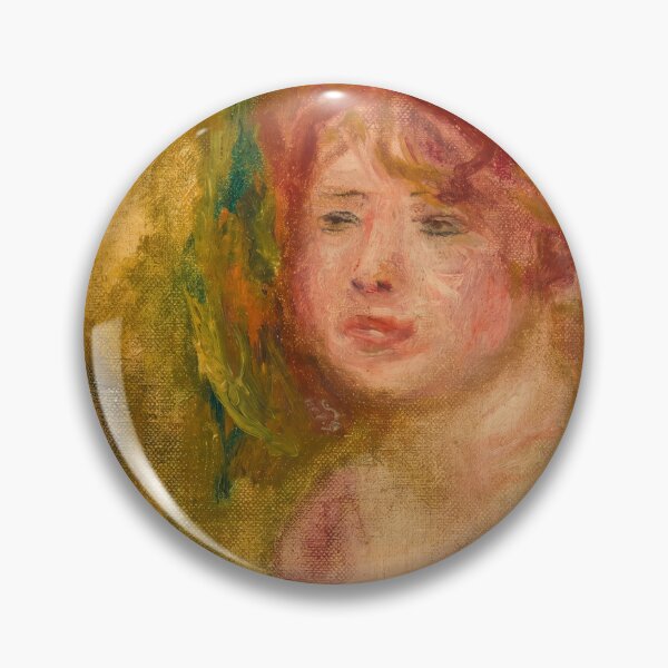 Item preview, Red Haired Young Woman Impressionist Portrait designed and sold by artofuniverse.