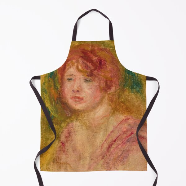 Item preview, Red Haired Young Woman Impressionist Portrait designed and sold by artofuniverse.