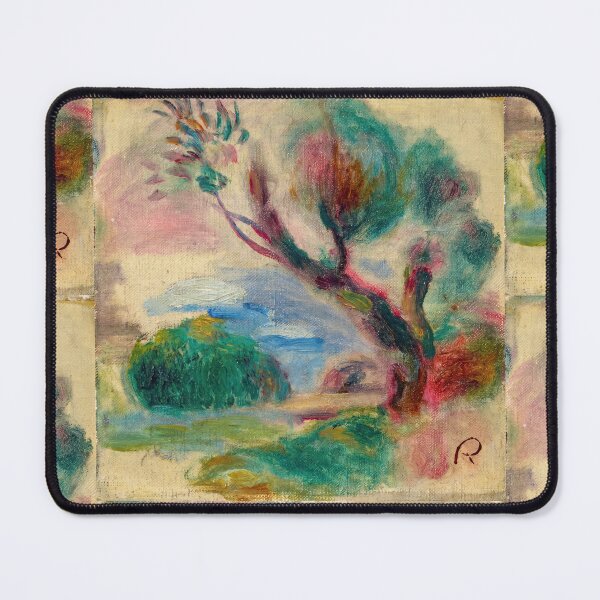 Item preview, Impressionist Tree and Blue River Landscape designed and sold by artofuniverse.