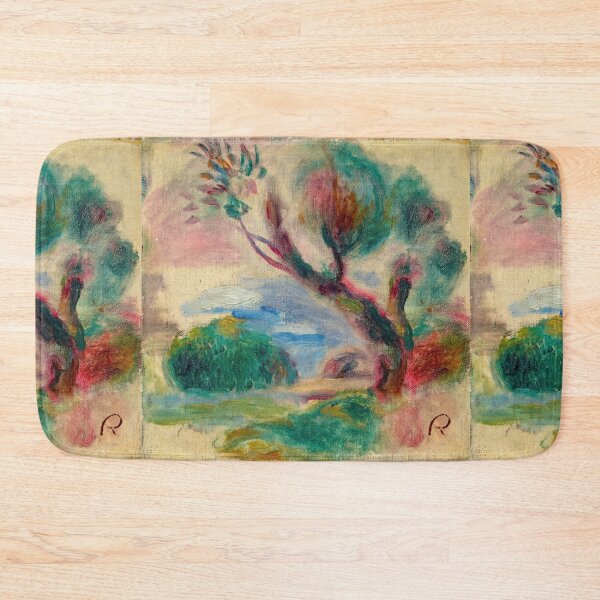 Item preview, Impressionist Tree and Blue River Landscape designed and sold by artofuniverse.