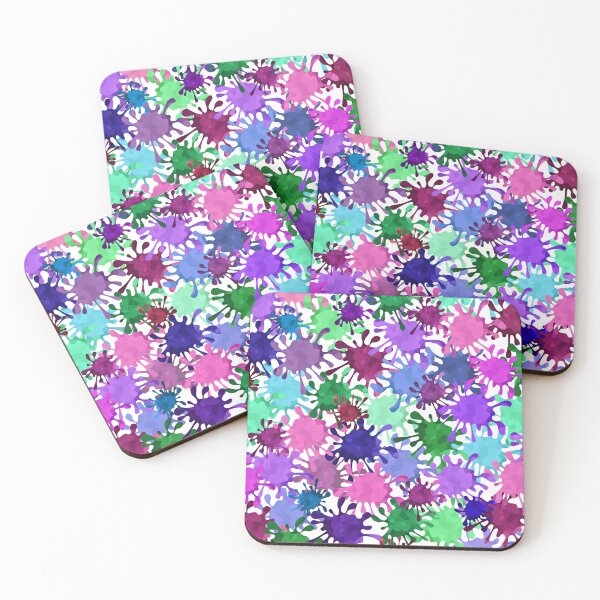Item preview, Neon Paint Splatter designed and sold by Sartoris Art.