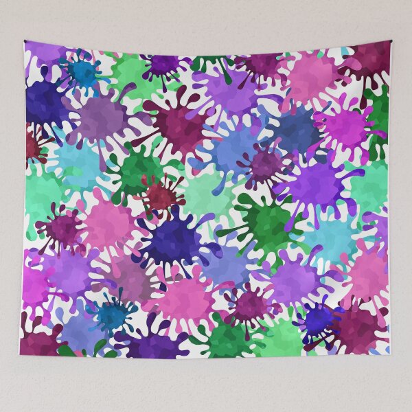 Item preview, Neon Paint Splatter designed and sold by Sartoris Art.