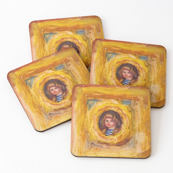 Item preview, Child Portrait in Golden Medallion designed and sold by artofuniverse.