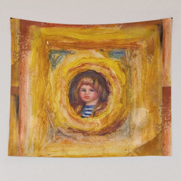 Item preview, Child Portrait in Golden Medallion designed and sold by artofuniverse.
