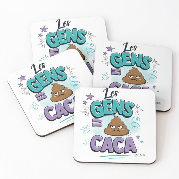 Item preview, Les Gens = CACA designed and sold by BENAboutique.