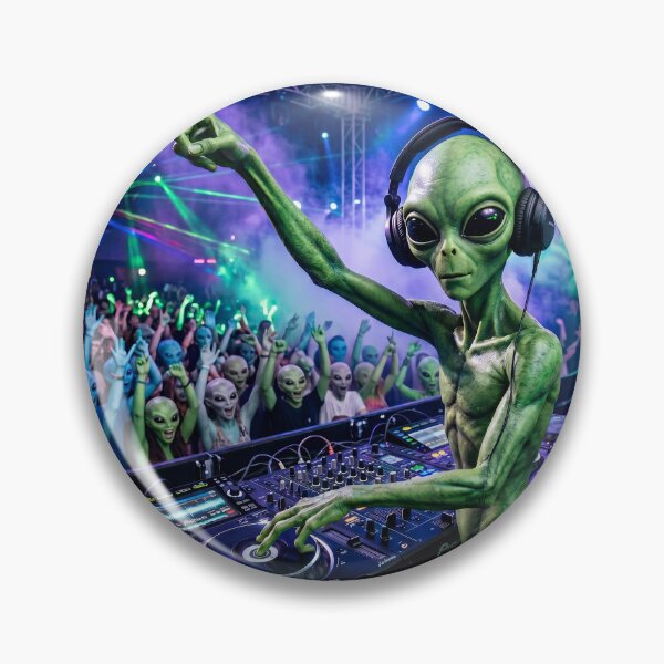 Item preview, Alien IRL Concert DJ Sticker designed and sold by AliensIRL.
