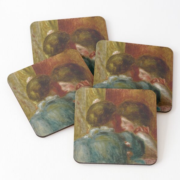 Item preview, Two Young Women in Intimate Conversation designed and sold by artofuniverse.