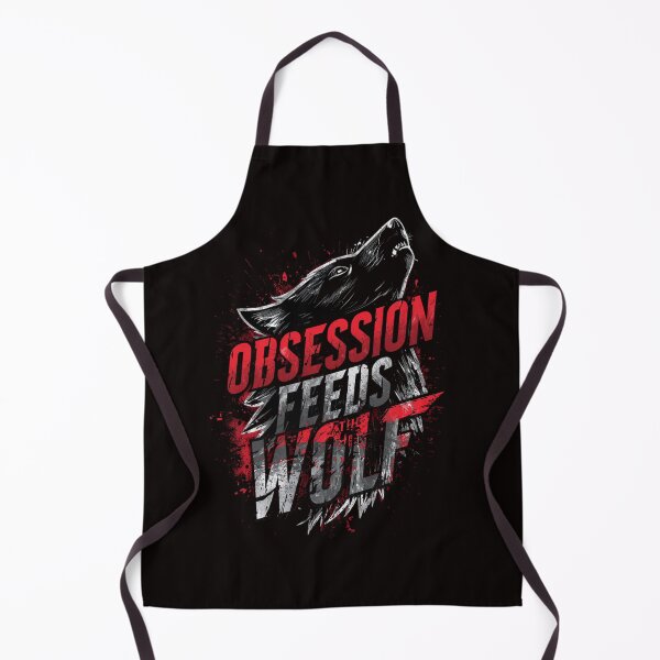 Item preview, Obsession Feeds The Wolf | Motivational Wolf Streetwear T-Shirt Design designed and sold by Vvmd.