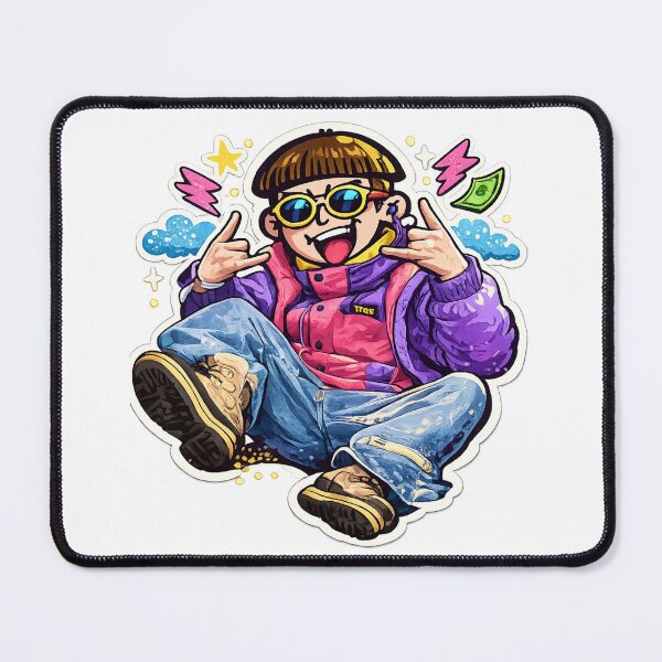 Item preview, Oliver Tree Colorful Cartoon Hypebeast Turbo Sticker designed and sold by Devendra009.