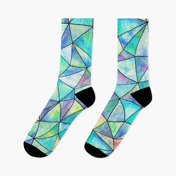 Item preview, Blue  Triangles designed and sold by The Painted Lamb.