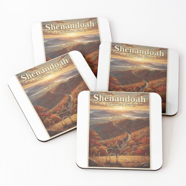 Item preview, Shenandoah National Park Vintage Travel Poster Virginia Design designed and sold by The Souvenir Dept..