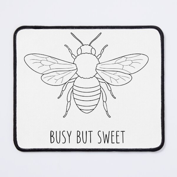 Item preview, Minimalist Bee Busy But Sweet Line Art designed and sold by Orviona.