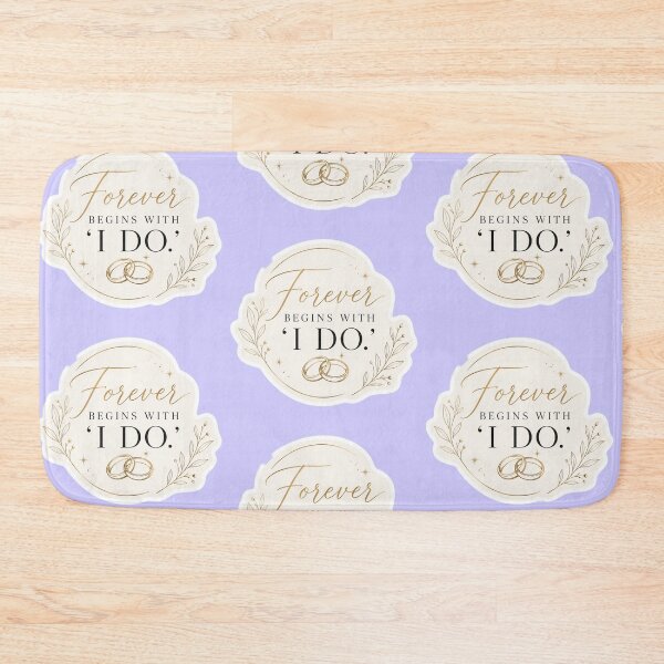 Item preview, Forever Begins With I Do - Elegant Wedding Gold Foil Sticker designed and sold by Scro-Ciob-Shop.