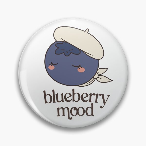 Item preview, Blueberry Mood | Cute Blueberry Illustration | Minimalist French Café Aesthetic  designed and sold by KAIRO-FORM.