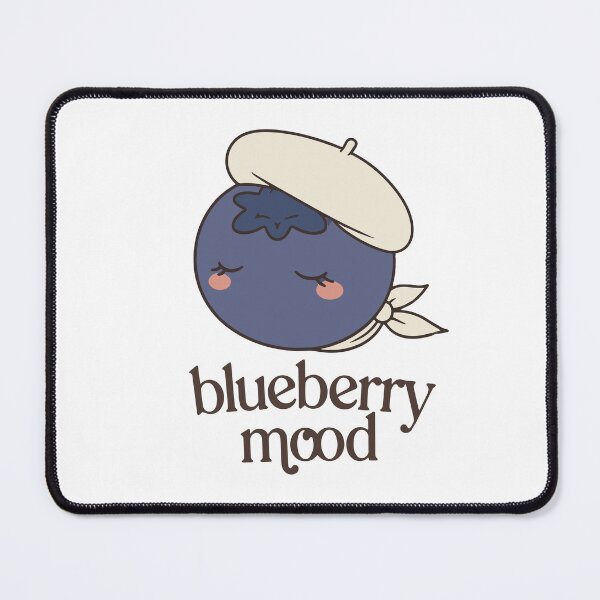 Item preview, Blueberry Mood | Cute Blueberry Illustration | Minimalist French Café Aesthetic  designed and sold by KAIRO-FORM.