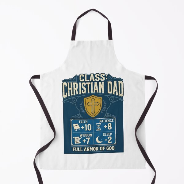 Item preview, RPG Christian Dad Shirt - Vintage Tabletop Gaming Character Class designed and sold by Faith Level Up.