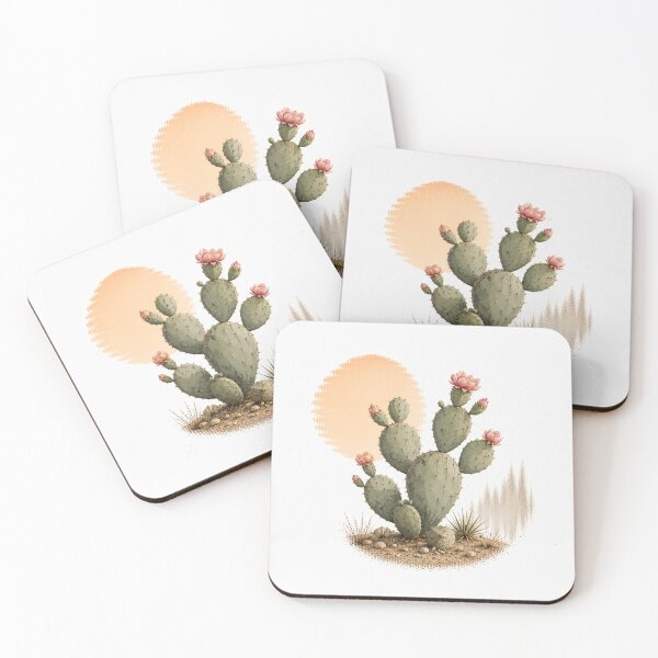 Item preview, Blooming Prickly Pear Cactus designed and sold by StudioBloodmoon.