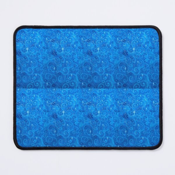Item preview, Magical Ocean Blue Mermaidcore Swirls and Sparkles Pattern designed and sold by Cleairydelulu.