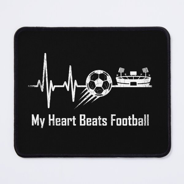 Item preview, My Heart Beats Football designed and sold by MerchViz.