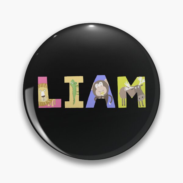 Item preview, LIAM - Personalised Name Art Illustrated Letters designed and sold by Carla Daly.