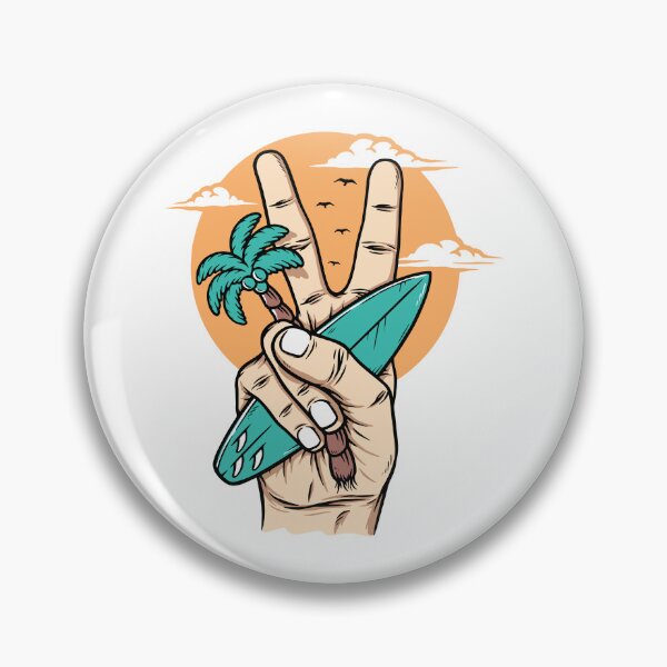 Item preview, Peace and Surfing designed and sold by the-craft-shop.