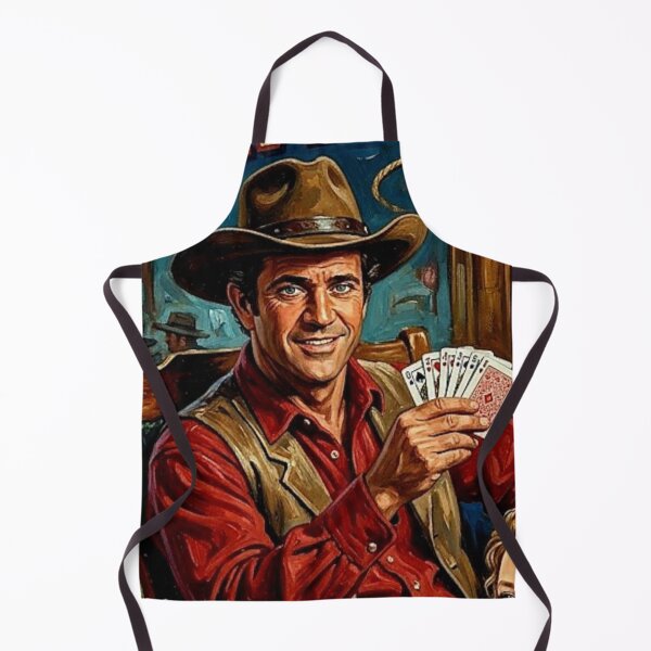 Item preview, A Defiant Gambler's Unyielding Game. – Maverick Fine Art Print designed and sold by Art's Diner.