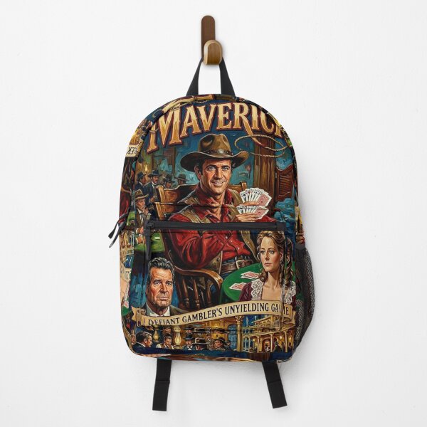 Item preview, A Defiant Gambler's Unyielding Game. – Maverick Fine Art Print designed and sold by Art's Diner.