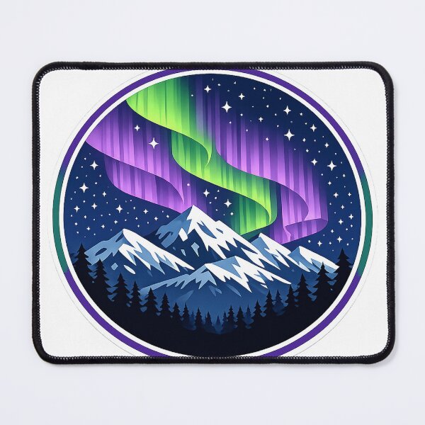 Item preview, Northern Lights Aurora Borealis Alaska designed and sold by Modefissi.
