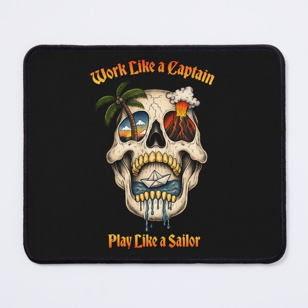 Item preview, Work like a Captain Pirate T shirt designed and sold by RustyGhostWear.