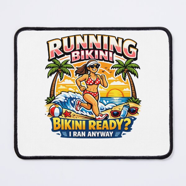 Item preview, Bikini Ready? I Ran Anyway running bikini designed and sold by DPBTees70.