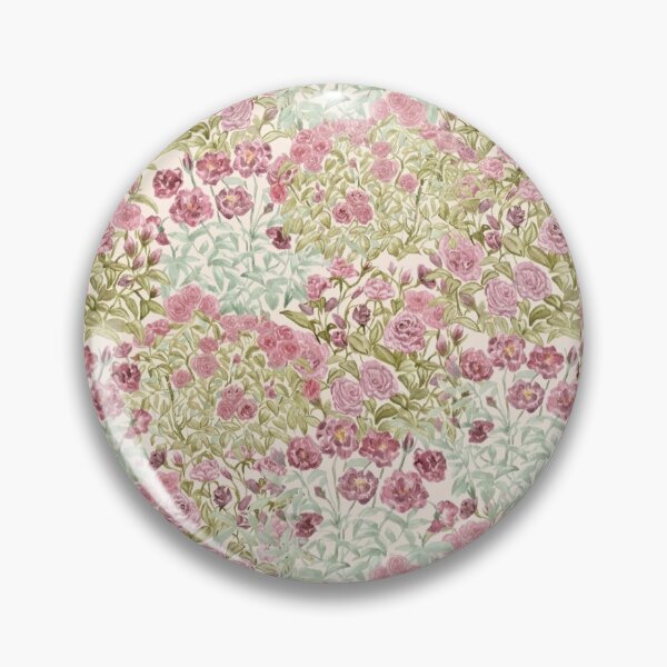Item preview, Vintage English Rose Garden Oil Painting Floral Pattern designed and sold by Cleairydelulu.