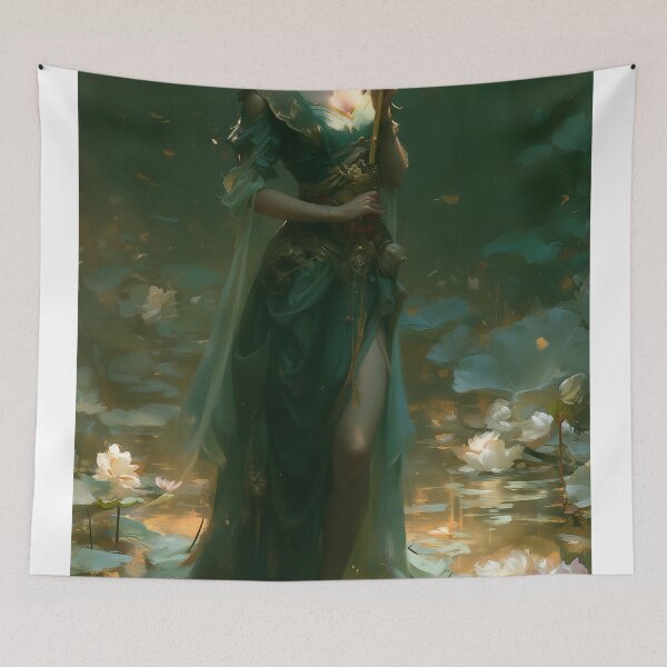 Item preview, Veil of the Lotus Empress designed and sold by oanaunciuleanu.