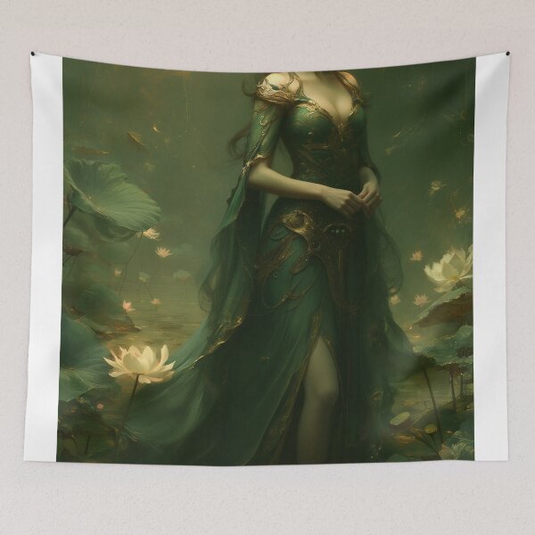 Item preview, Veil of the Lotus Empress designed and sold by oanaunciuleanu.