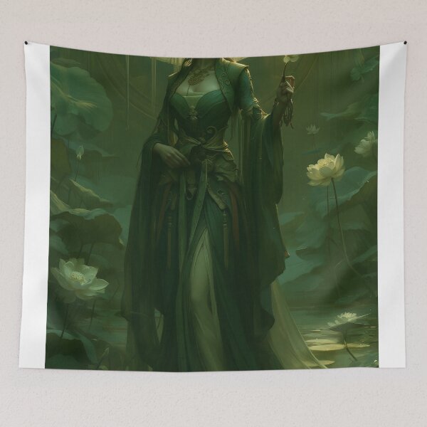 Item preview, Veil of the Lotus Empress designed and sold by oanaunciuleanu.
