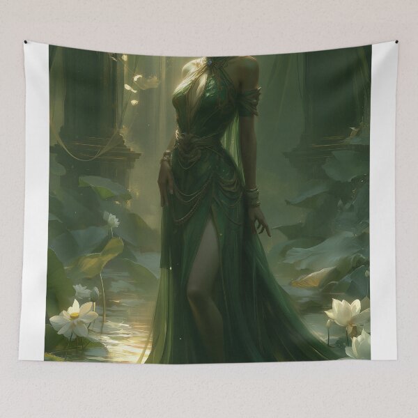 Item preview, Veil of the Lotus Empress designed and sold by oanaunciuleanu.
