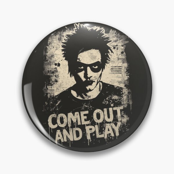 Item preview, Retro 80s Punk Rock Distressed Text Portrait Graphic designed and sold by ERODED SELF.