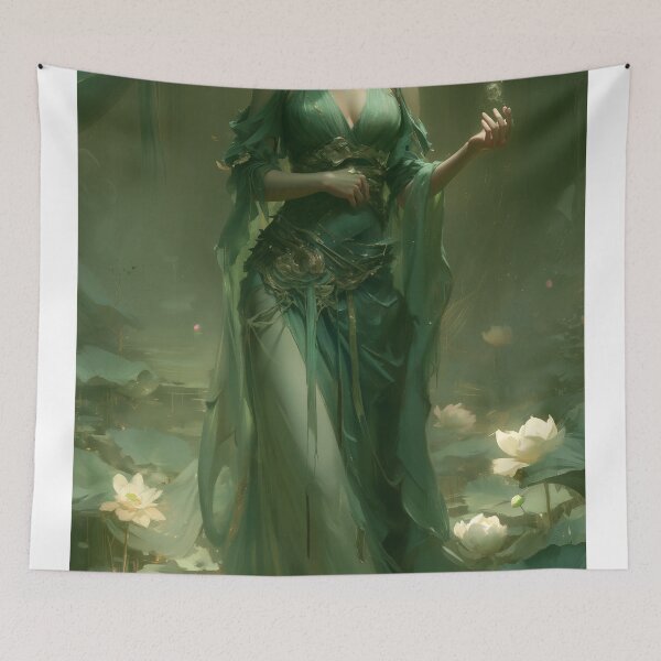 Item preview, Veil of the Lotus Empress designed and sold by oanaunciuleanu.