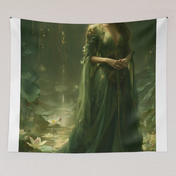 Item preview, Veil of the Lotus Empress designed and sold by oanaunciuleanu.