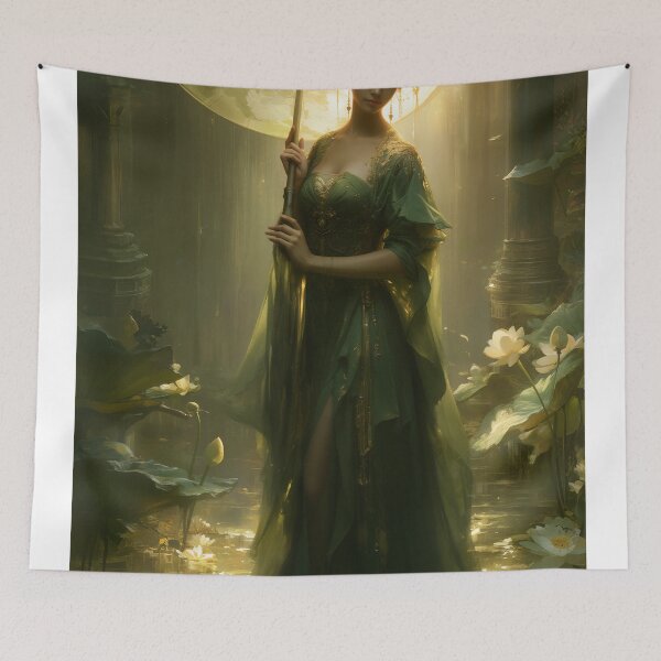 Item preview, Veil of the Lotus Empress designed and sold by oanaunciuleanu.