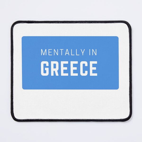 Item preview, Mentally in Greece - Minimal designed and sold by drymartini52.