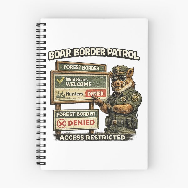 Item preview, Boar Border Patrol designed and sold by C6S5M.