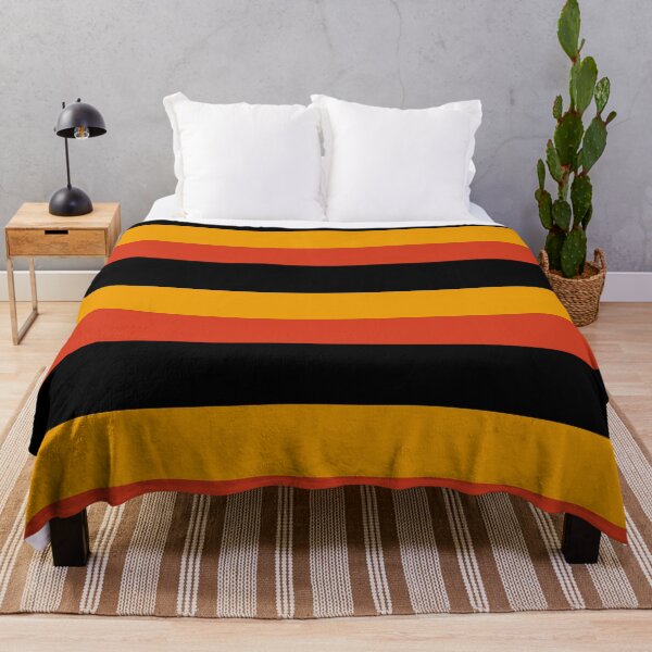 Item preview, Large stripes in black, red and yellow designed and sold by StefanStudioArt.