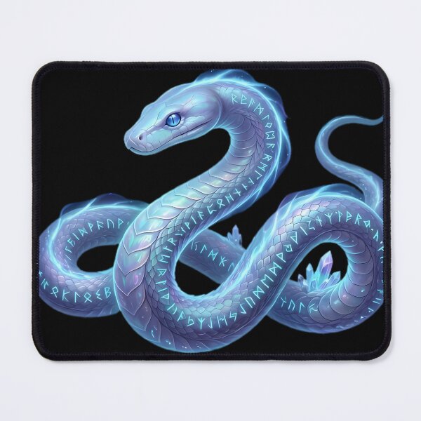Item preview, Mystical Crystal Snake and Ancient Runes designed and sold by Biaa777.
