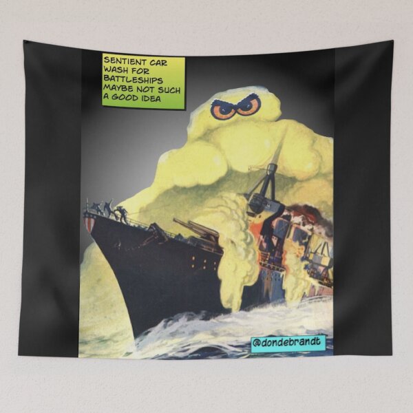 Item preview, Car Wash For Battleships designed and sold by Absurdo!.