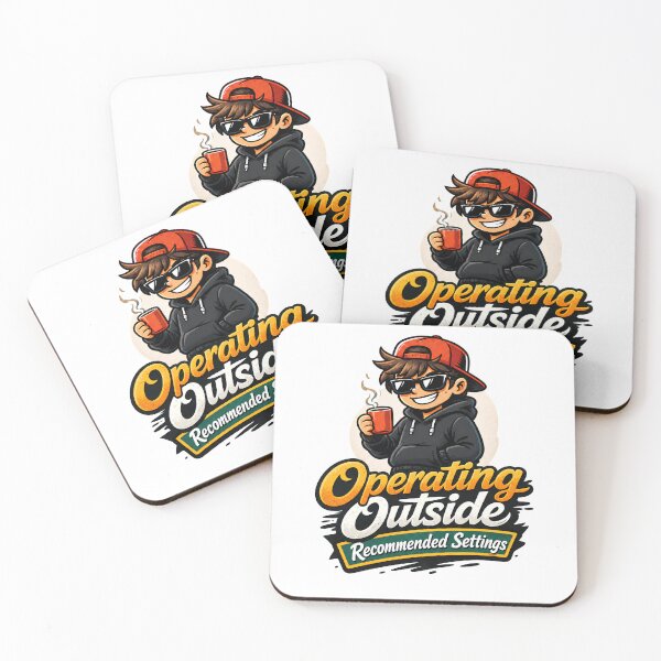 Item preview, Operating Outside Recommended Settings – Funny Tech & Developer Design designed and sold by DesignsCreative.