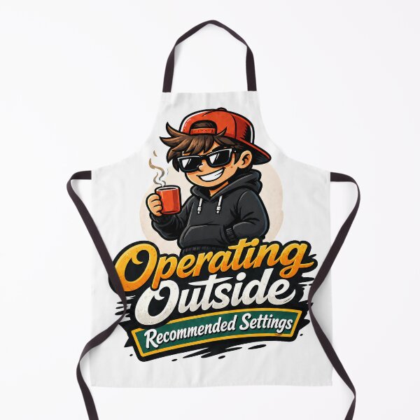Item preview, Operating Outside Recommended Settings – Funny Tech & Developer Design designed and sold by DesignsCreative.