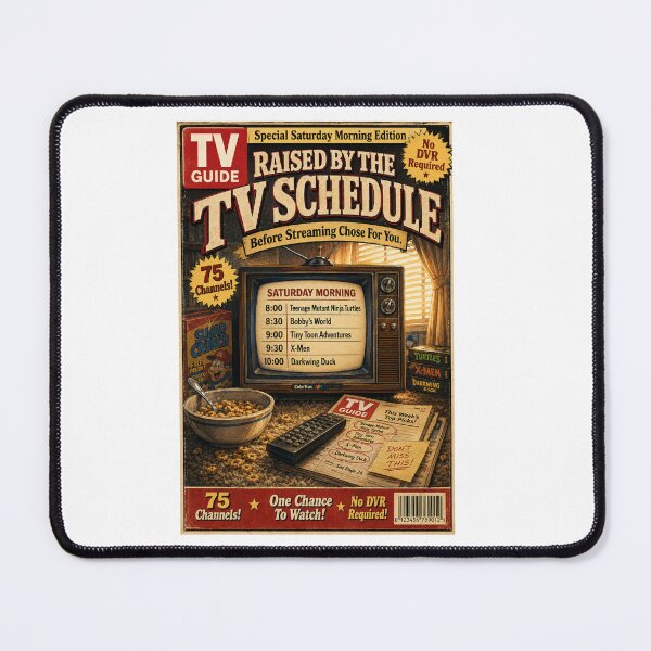 Item preview, Raised By Television. Turned Out Fine. — 90s Cartoon Nostalgia Shirt Description designed and sold by CerealBoxInk.