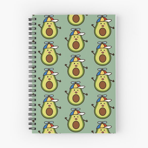 Item preview, Playful Avocado with Propeller Hat Sticker designed and sold by SunCraftStudio.