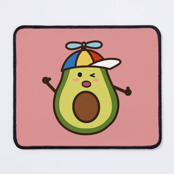 Item preview, Playful Avocado with Propeller Hat Sticker designed and sold by SunCraftStudio.