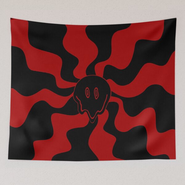Item preview, Smile Melt Retro Red and Black designed and sold by LAEC-Shop.